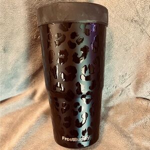 Frost Buddy Black Leopard Insulated Tumbler
